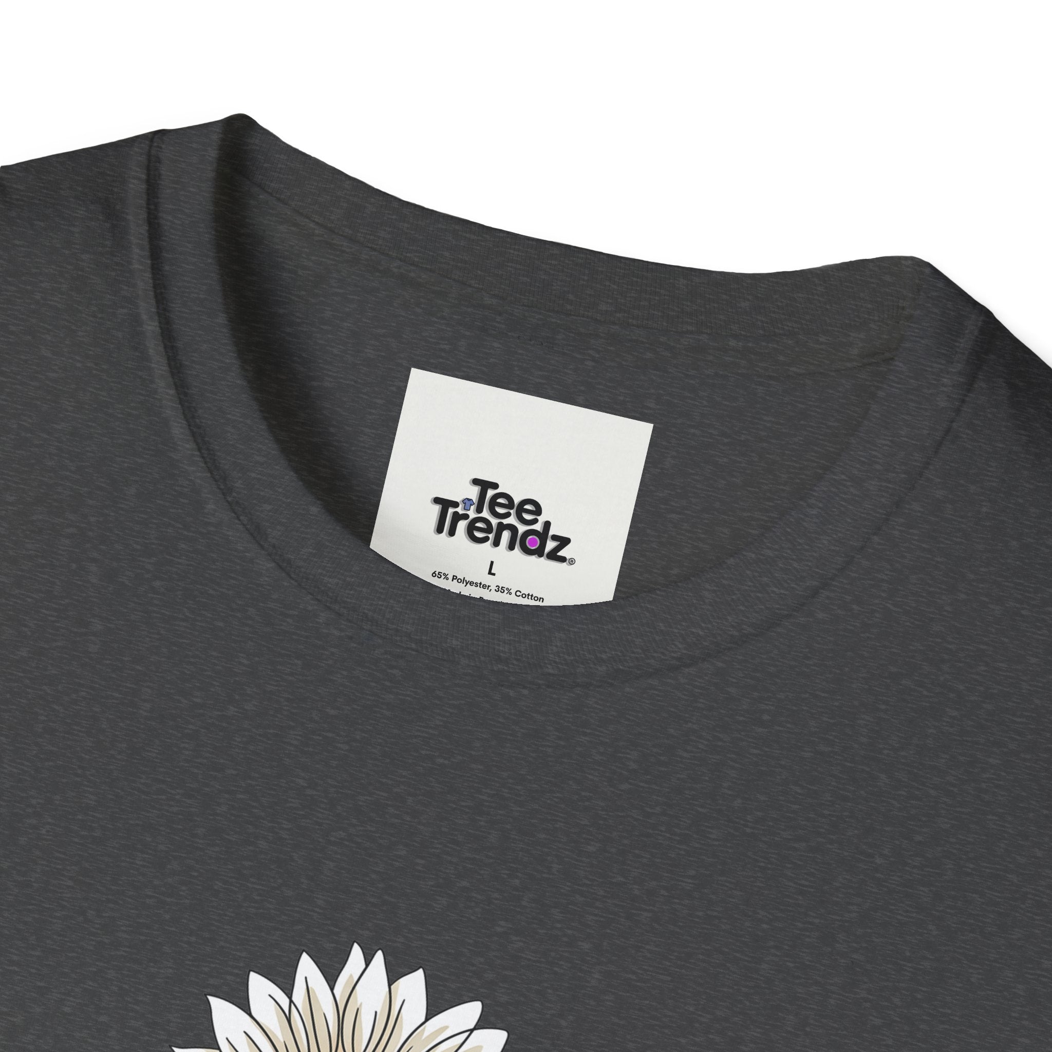 “Bloom with Grace” Sunflower T-Shirt — Floral Inspirational Graphic Tee