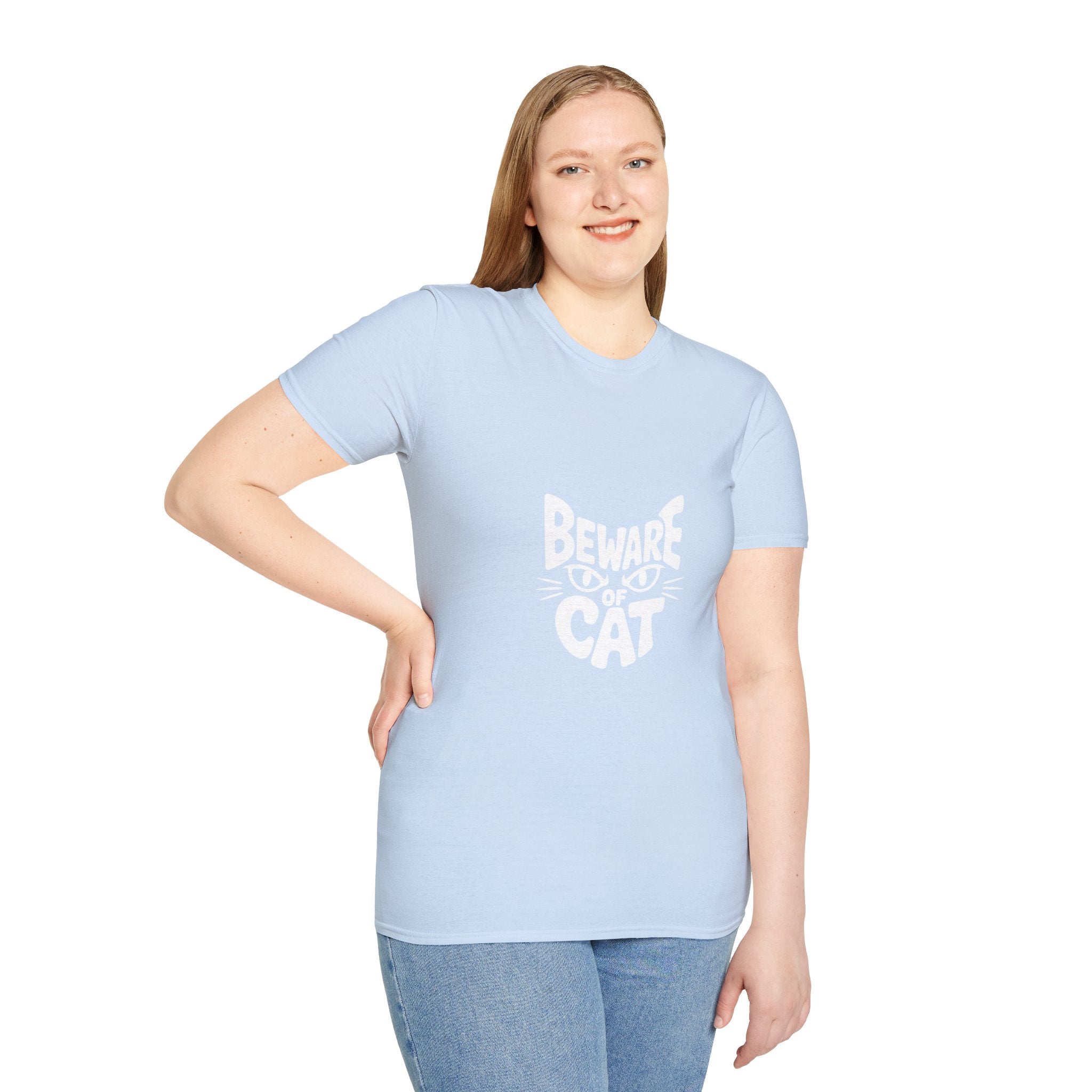 Beware of Cat T-Shirt — Funny Cat Lover Tee