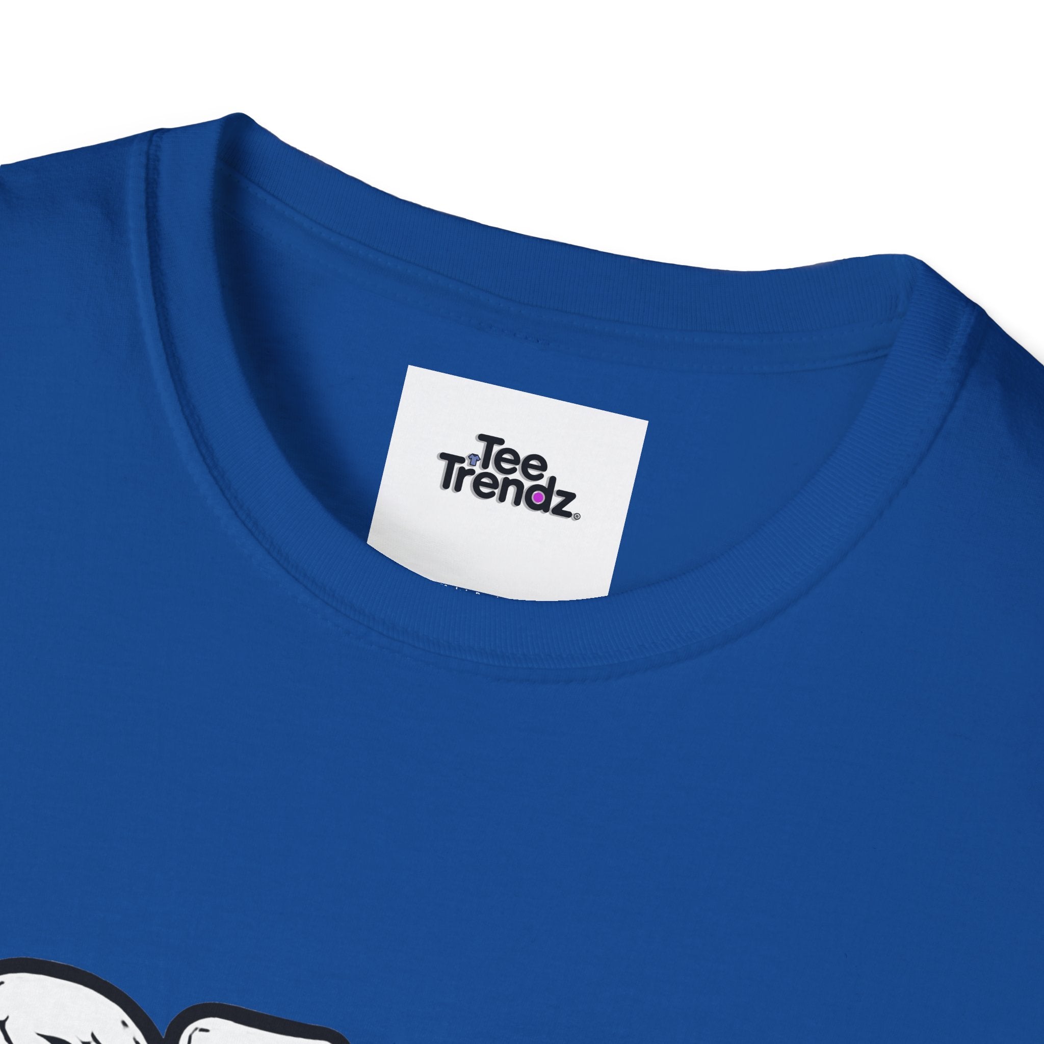 T-Shirt — "Dead But Fine" Gothic Bubble Letter Tee