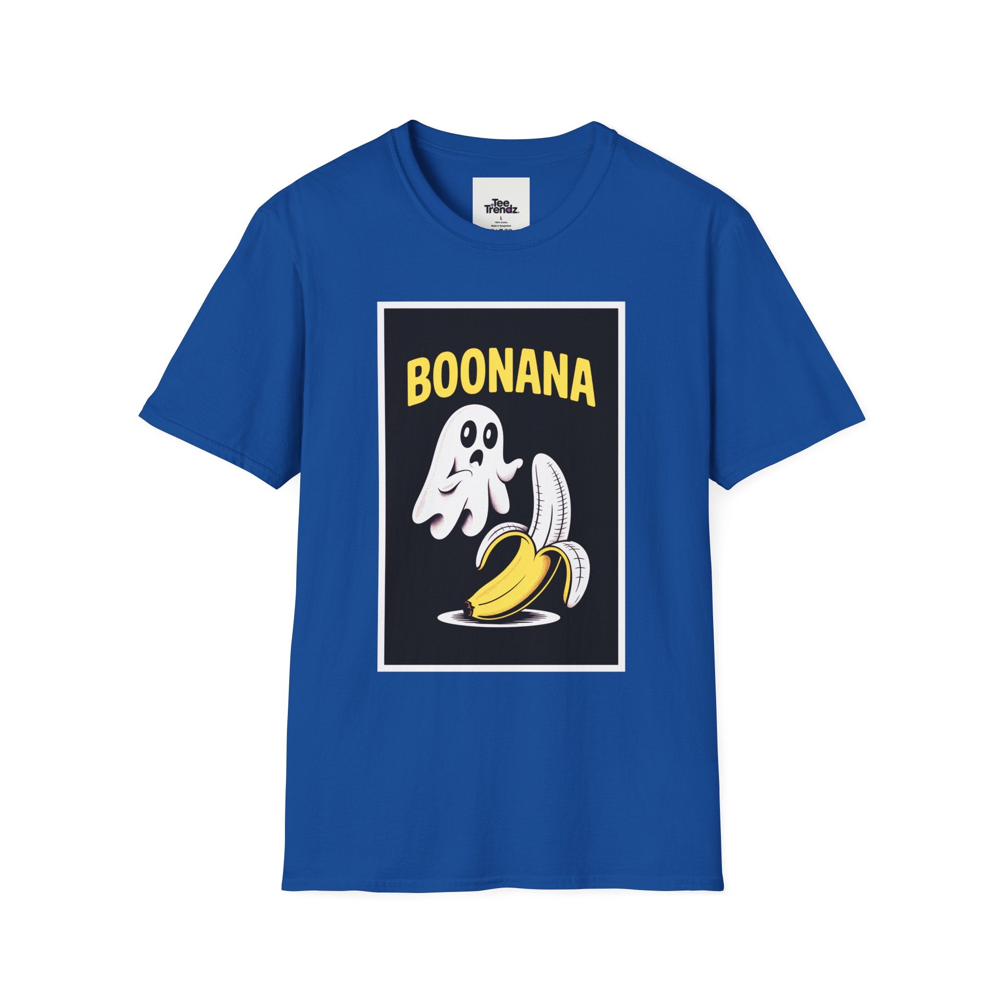 Boonana Ghost Banana Graphic T-Shirt — Funny Halloween Fruit Tee