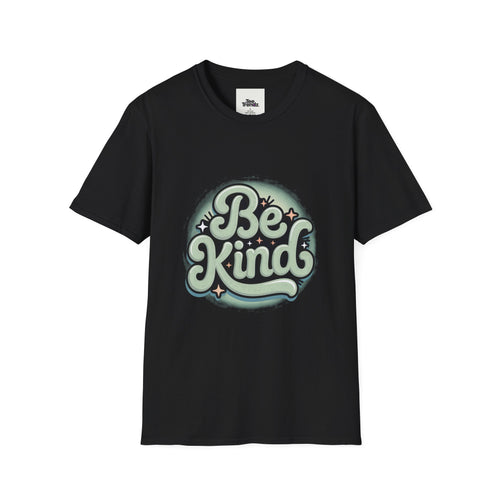 Be Kind T-Shirt — Retro Script Kindness Tee