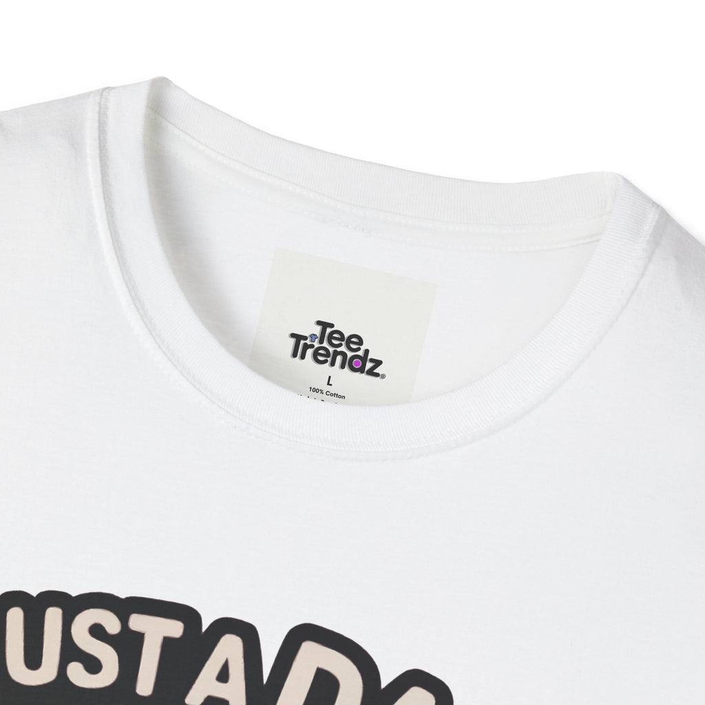 Dad T-Shirt — “Just a Dad Who Always Came Back With the Milk” Vintage Raccoon Design