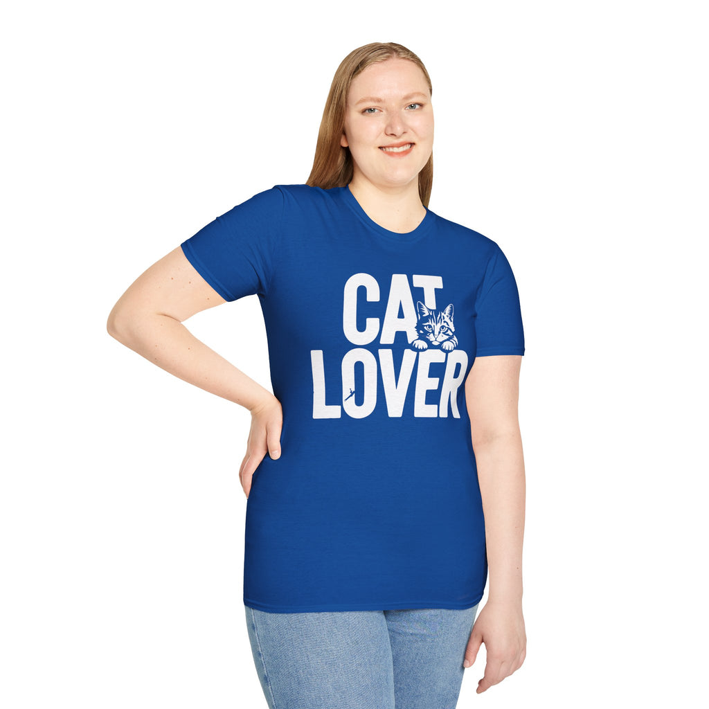 Cat Lover T-Shirt — Bold Graphic Tee for Cat Owners & Pet Lovers
