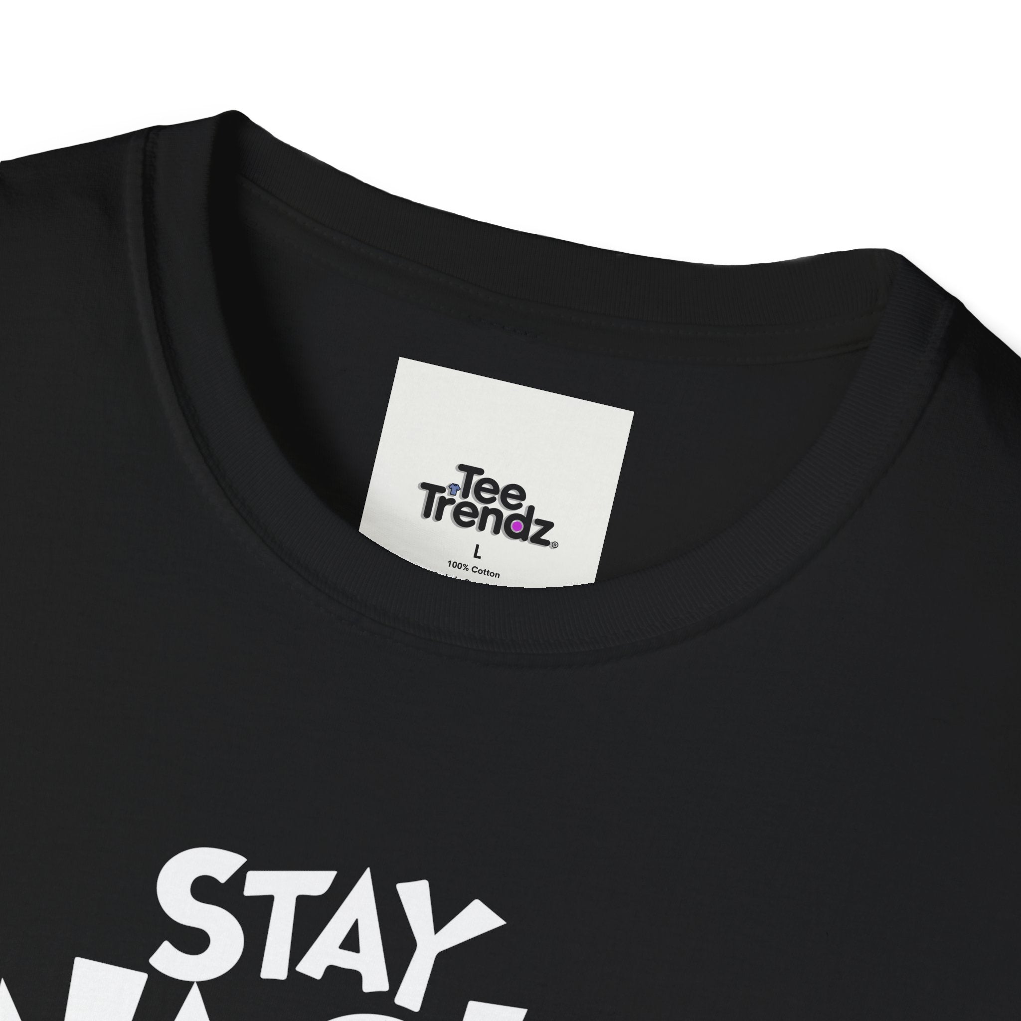 Stay Wacky Bruh T-Shirt — Funny Blue Fuzzy Monster Graphic Tee