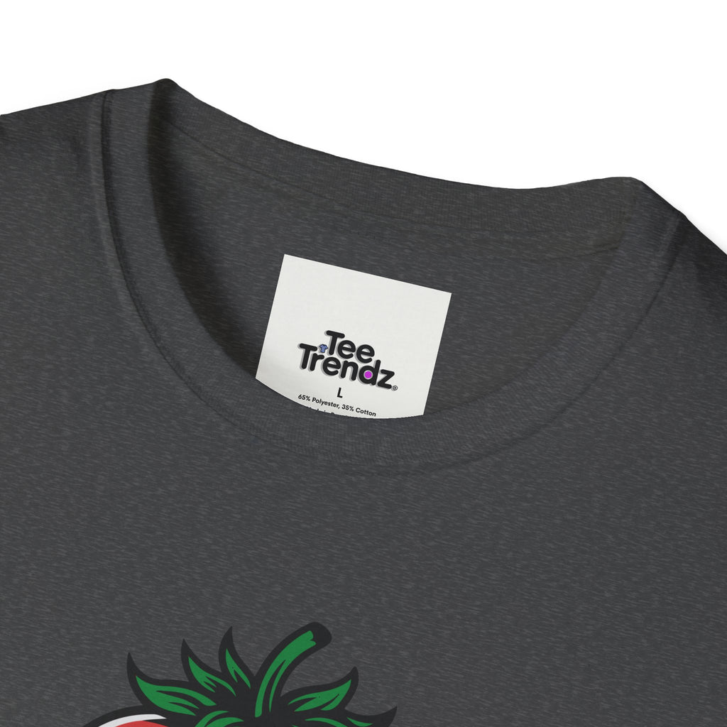 Stroberry Tee – Funny Cartoon Strawberry Graphic T-Shirt (“This Is A Stroberry”)
