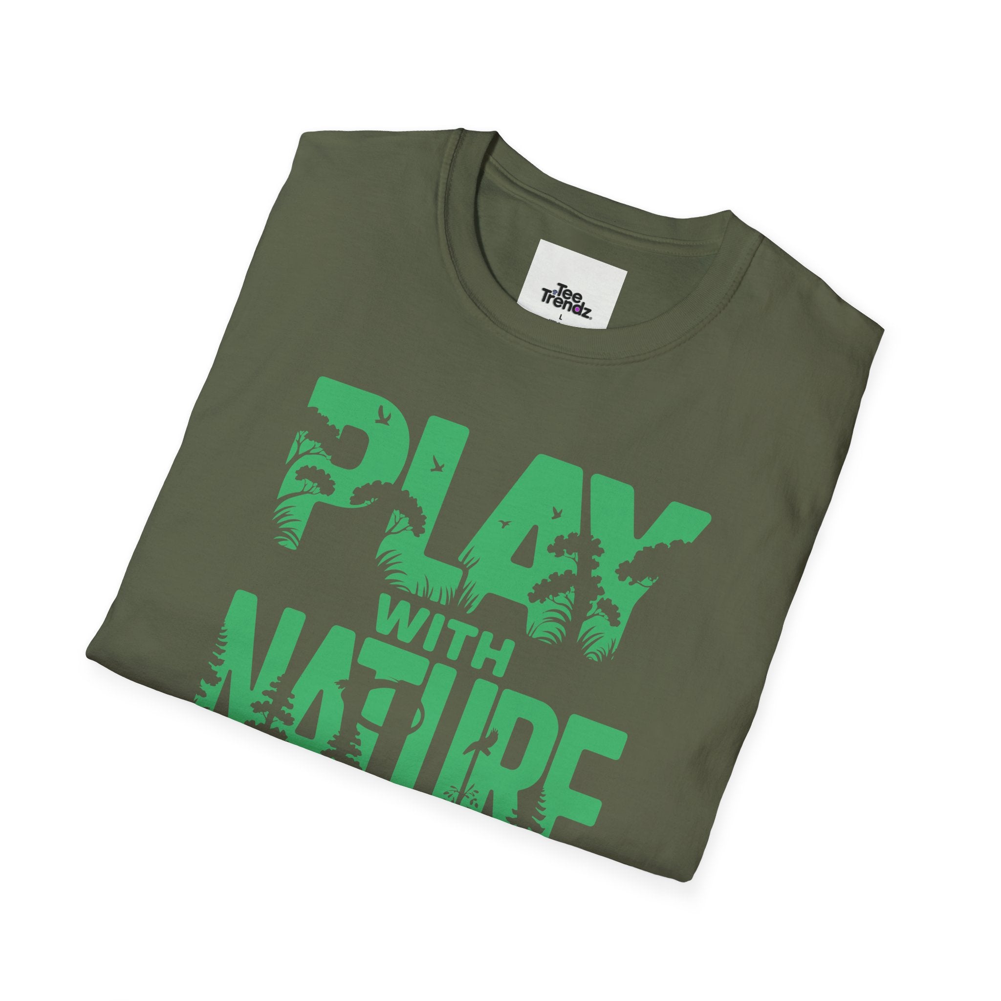 Play With Nature T-Shirt — Eco Adventure Graphic Tee