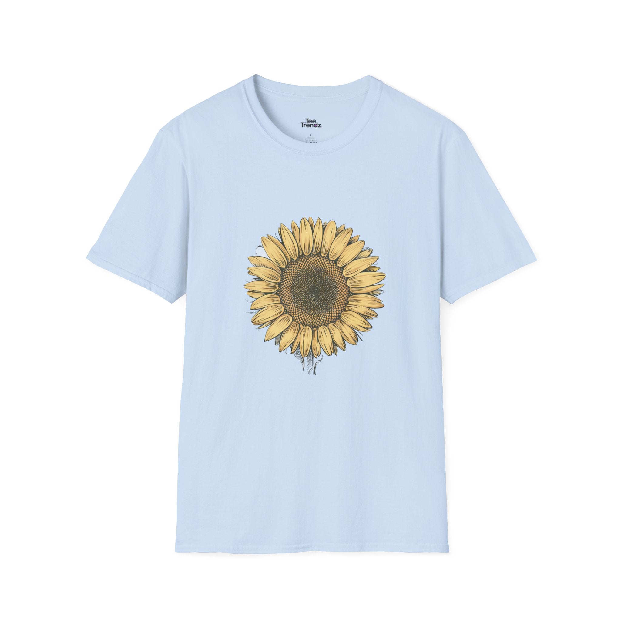 Sunflower Graphic T‑Shirt — Vintage Botanical Floral Tee