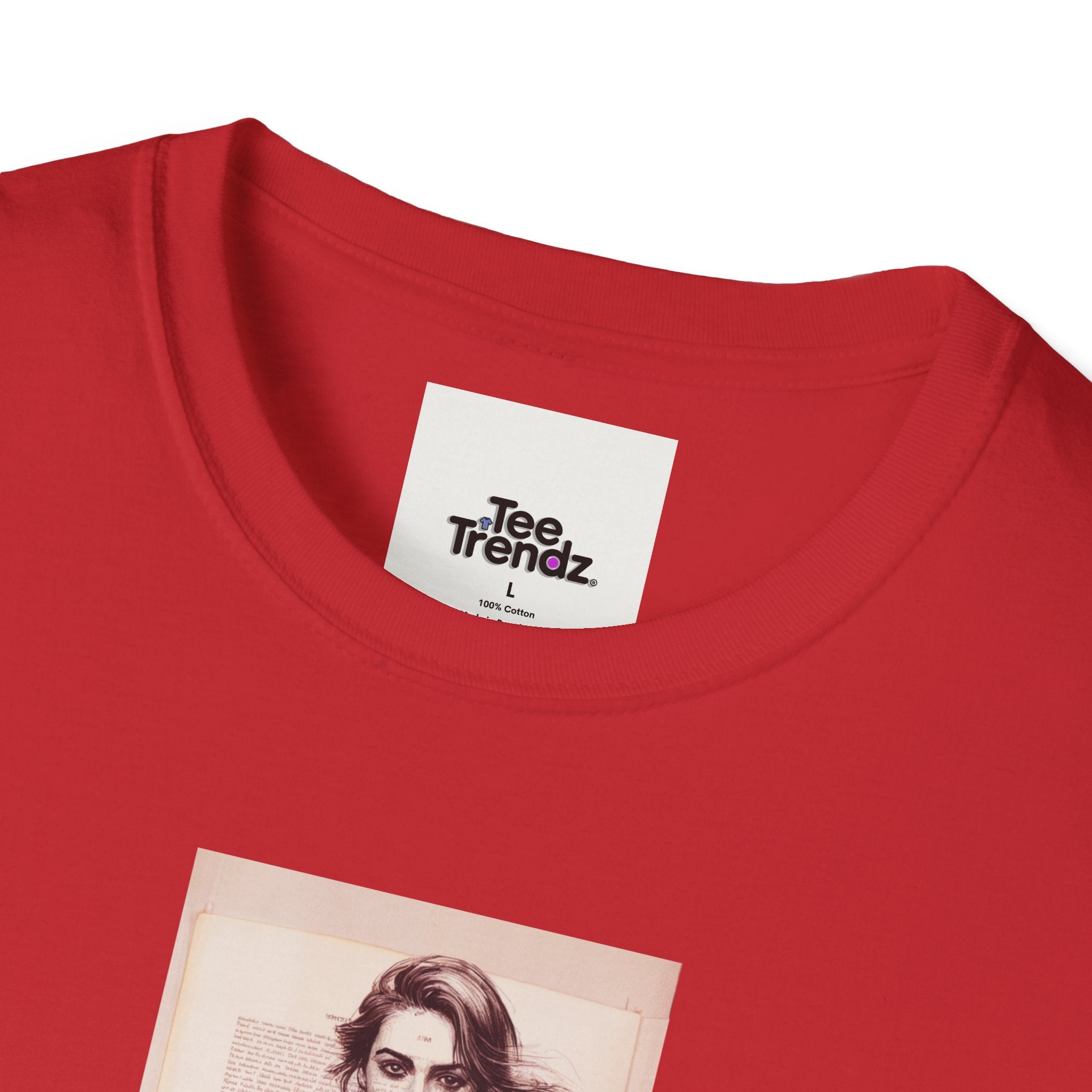 Fashion Illustration Tee — Colorful Watercolor Model Graphic T-Shirt