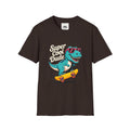 Kids Skateboard T‑Shirt — "Super Cool Dude" Dino Graphic Tee