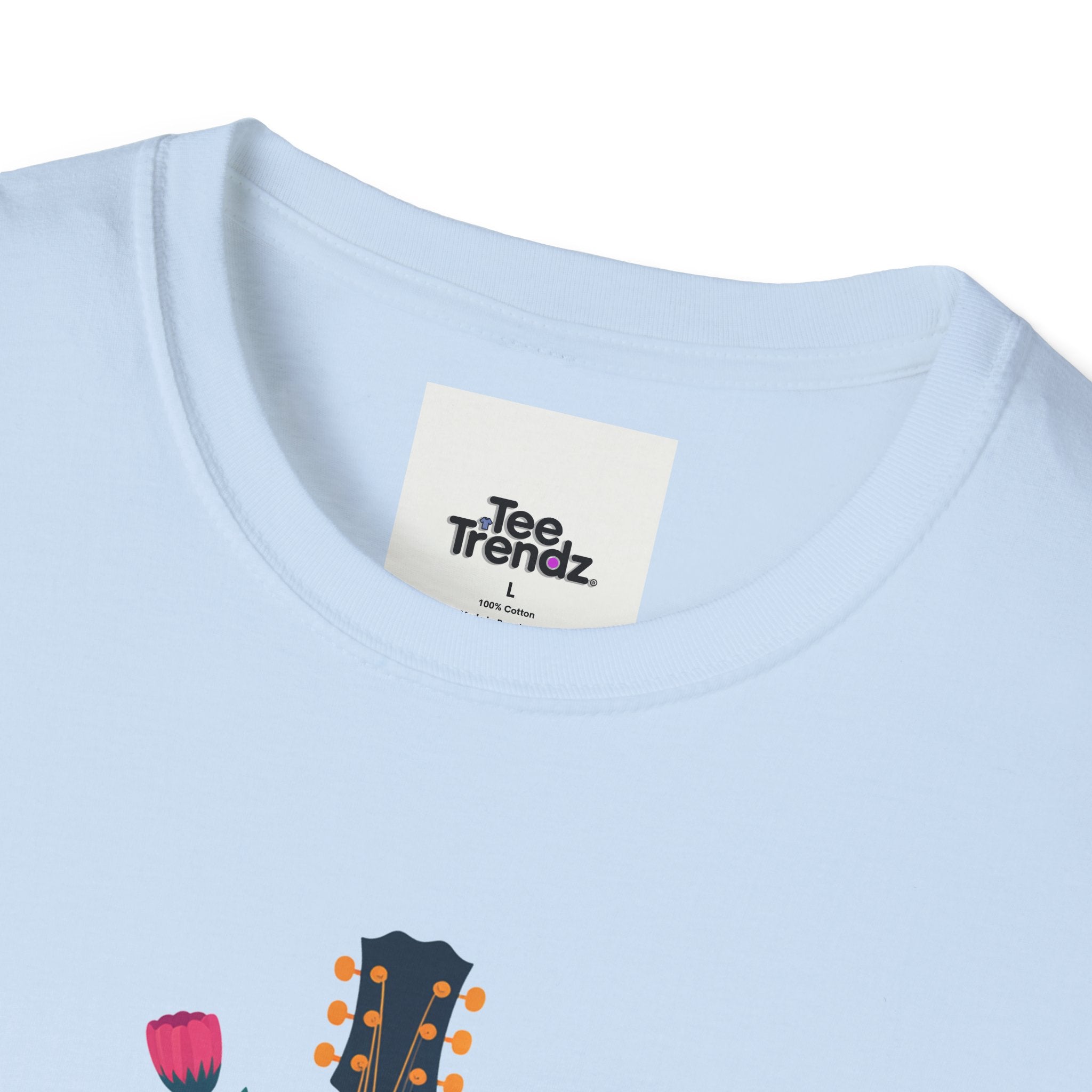 Nashville Vibes Guitar T-Shirt – Floral Music Festival Tee