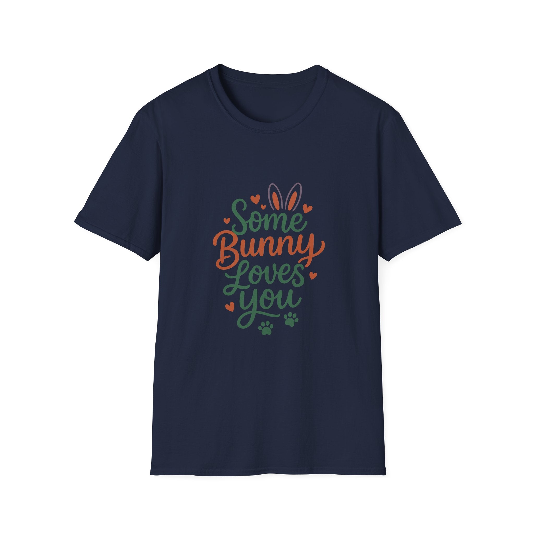 Some Bunny Loves You T-Shirt — Cute Easter Bunny Paw Print Tee
