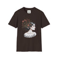 T-Shirt — "Rooted & Wild" Floral Woman Illustration | Boho Nature Tee for Women