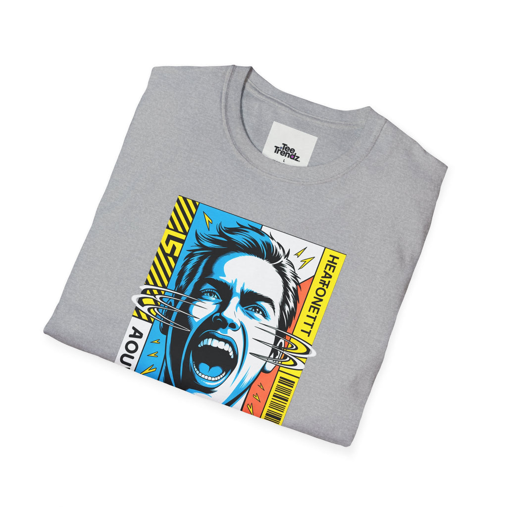 Stay Loud Graphic T-Shirt — Bold Pop Art Scream Design