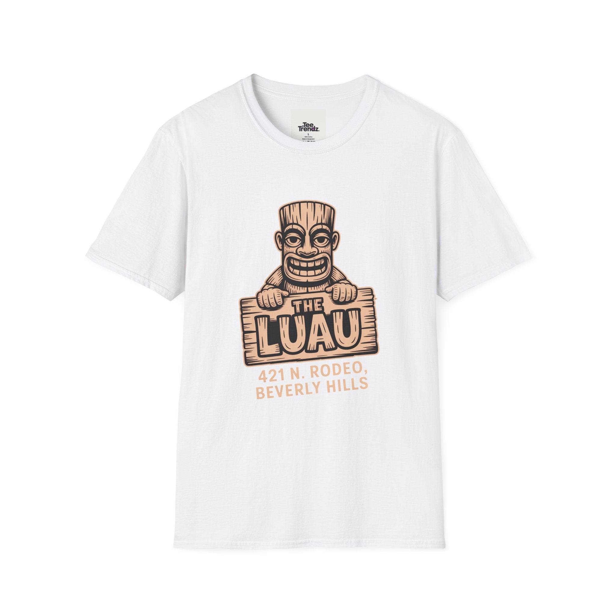 Luau T-Shirt — Vintage Tiki The Luau Graphic Tee (421 N. Rodeo, Beverly Hills)
