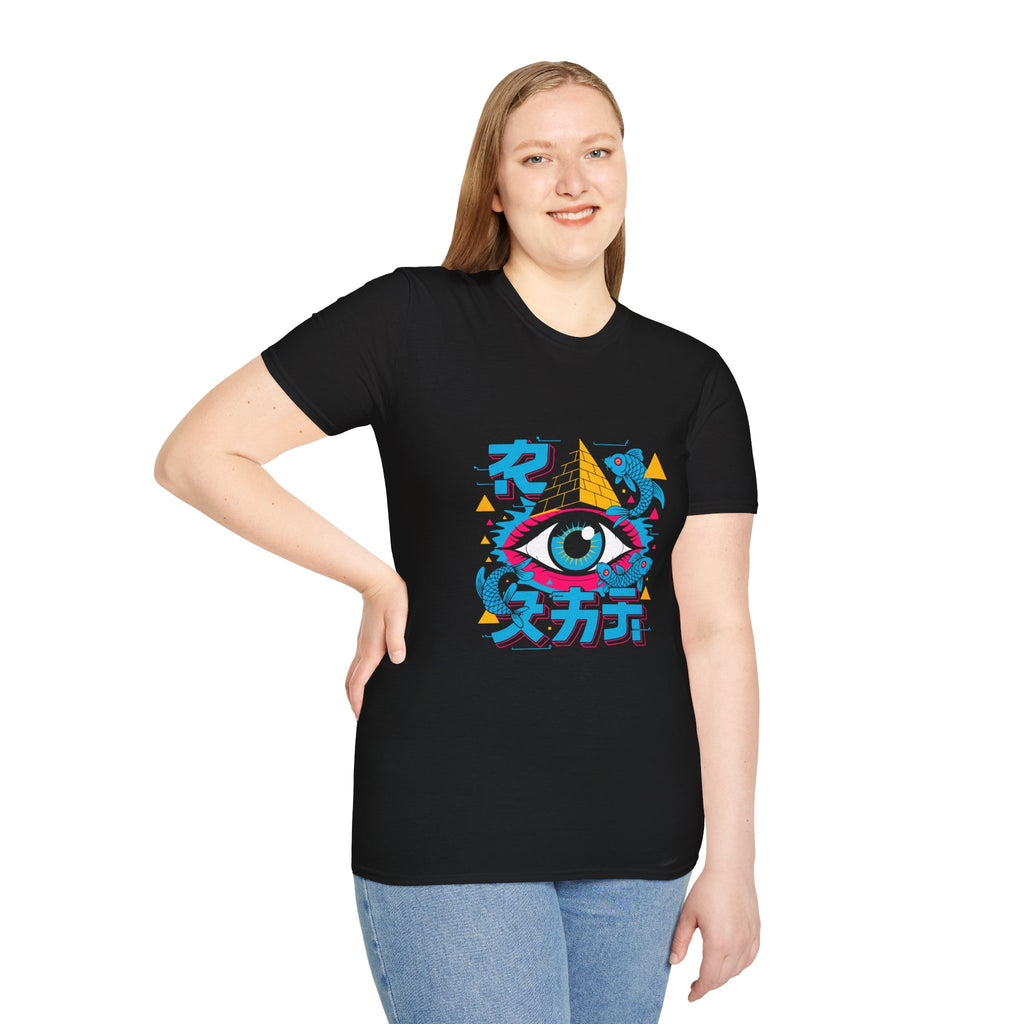 Psychedelic Eye T-Shirt — Retro Japanese Graphic Tee