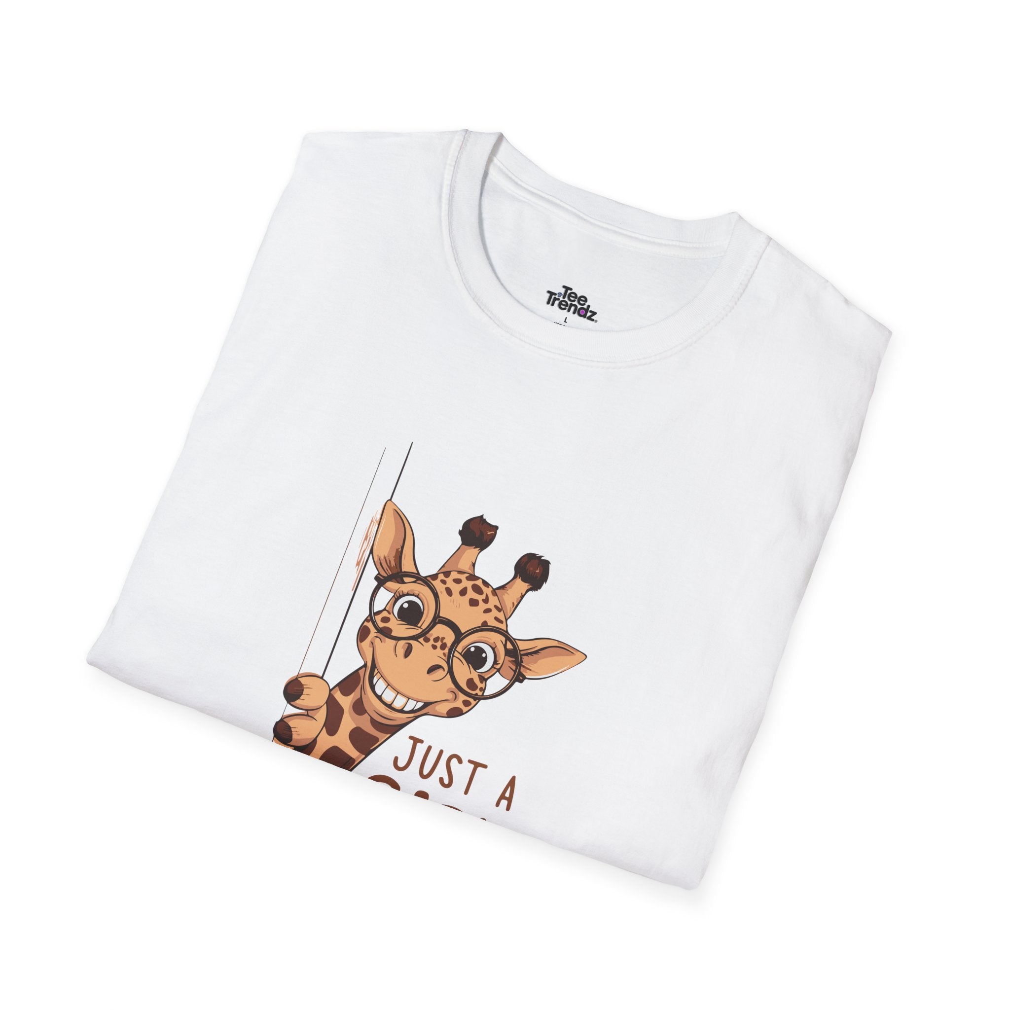 Giraffe Lover Tee — "Just a Girl Who Loves Giraffe" Cute Graphic T-Shirt