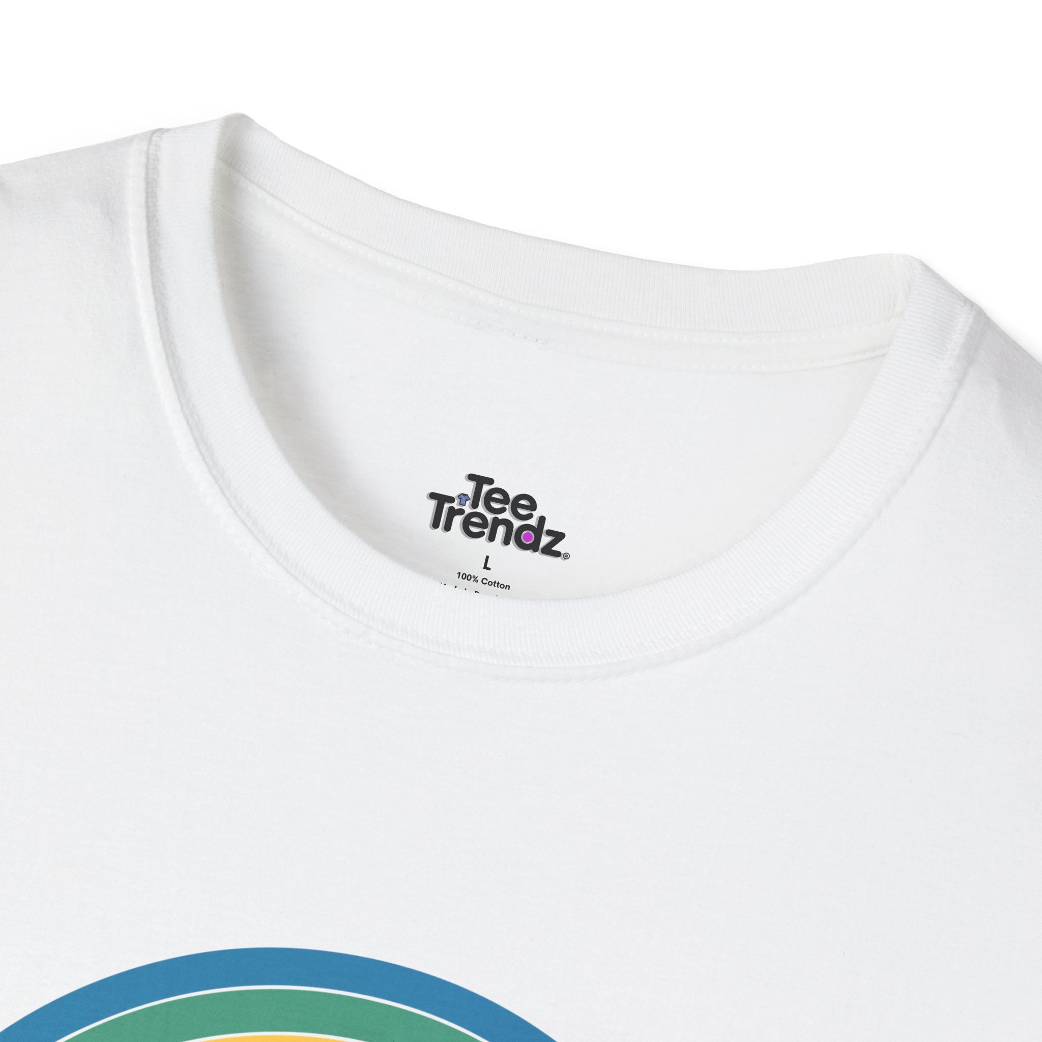 Pure Joy Dog T-Shirt – Playful Beagle Graphic Tee with Rainbow
