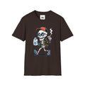 Skateboarding Skeleton Graphic T-Shirt – Cool Retro Streetwear Tee