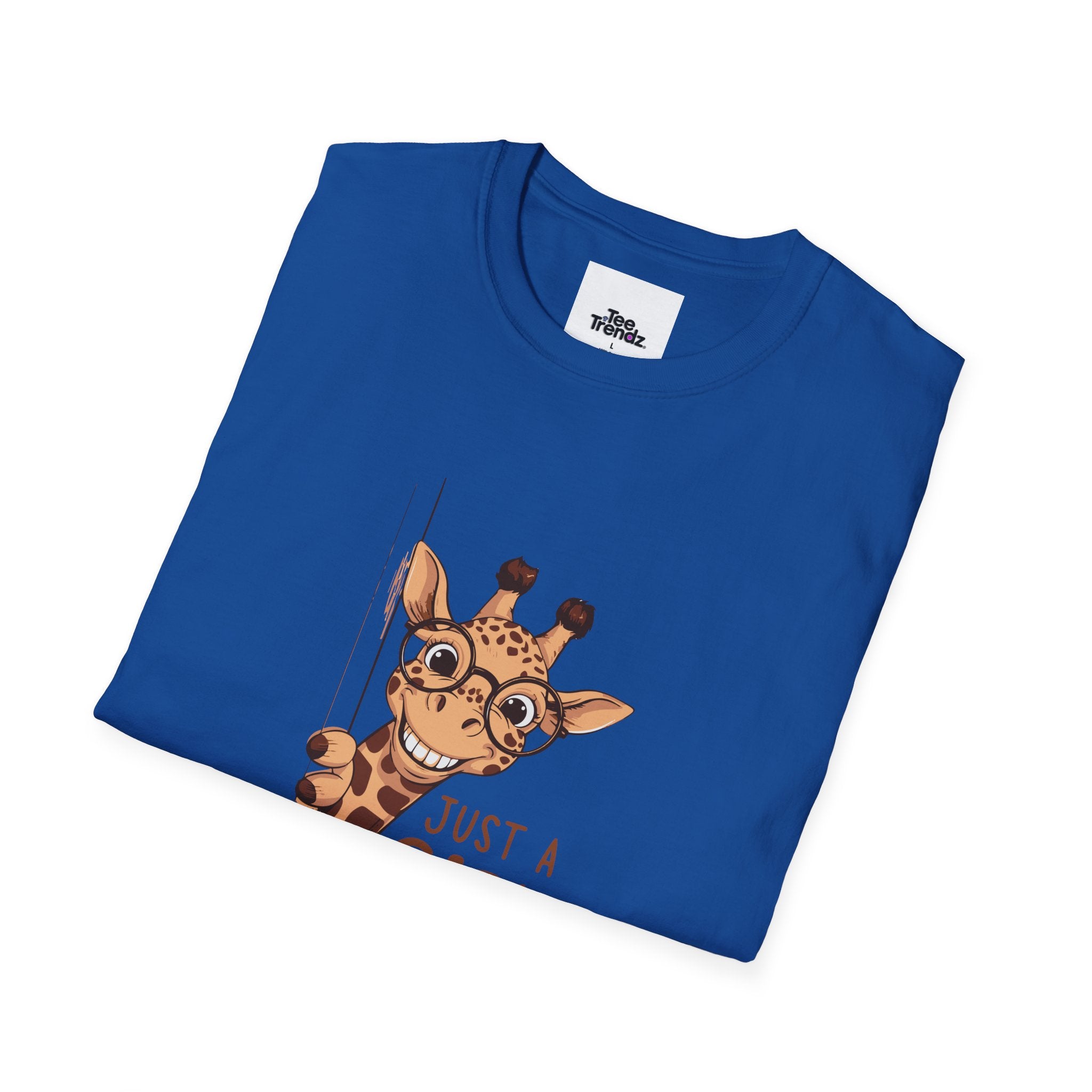 Giraffe Lover Tee — "Just a Girl Who Loves Giraffe" Cute Graphic T-Shirt