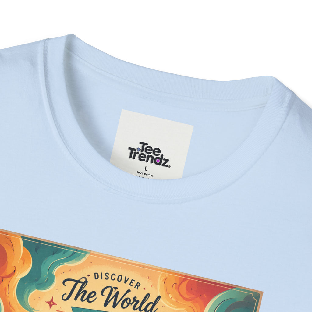 Travel Poster T-Shirt — 'The World, Countless Memories' Vintage Eiffel Tower Tee