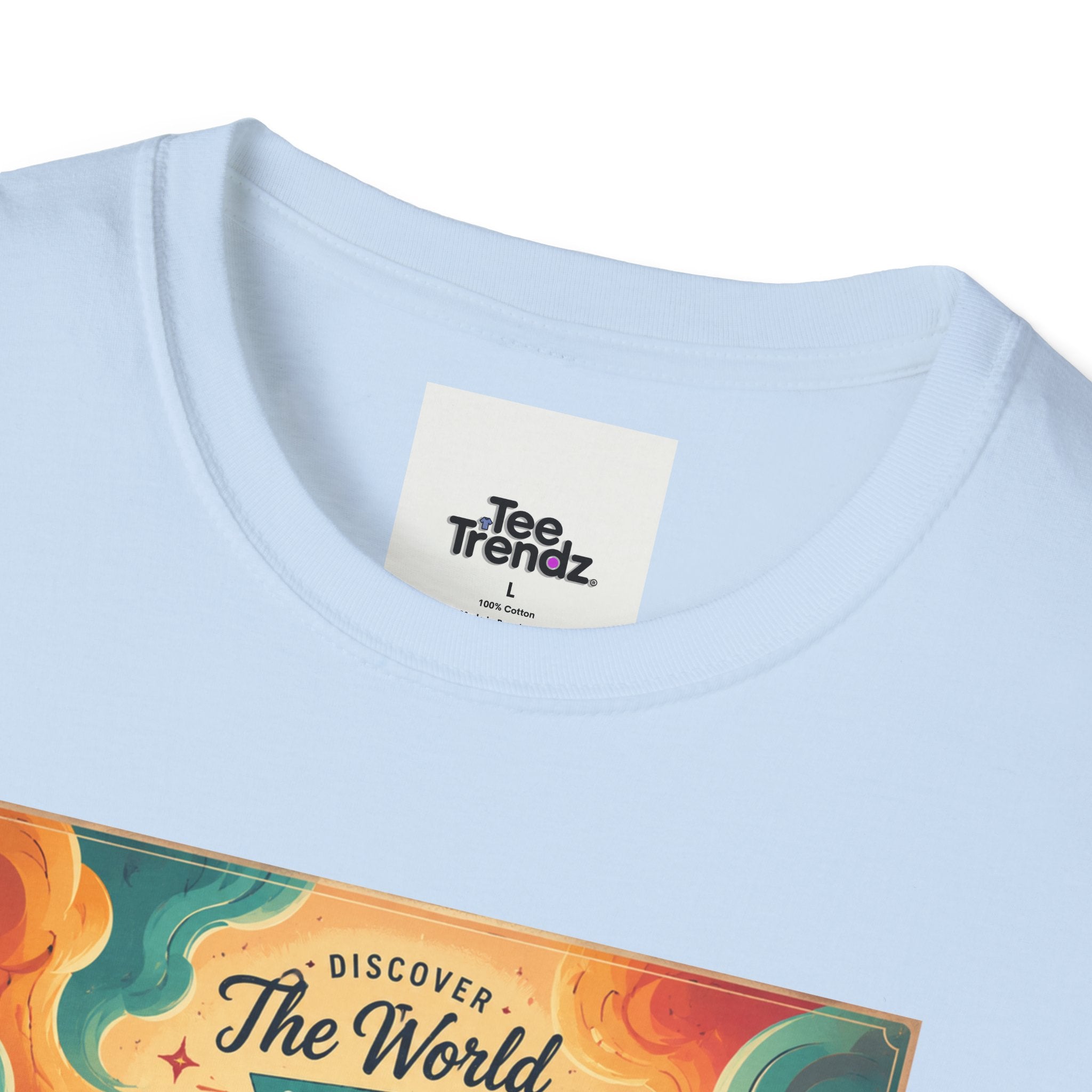 Travel Poster T-Shirt — 'The World, Countless Memories' Vintage Eiffel Tower Tee