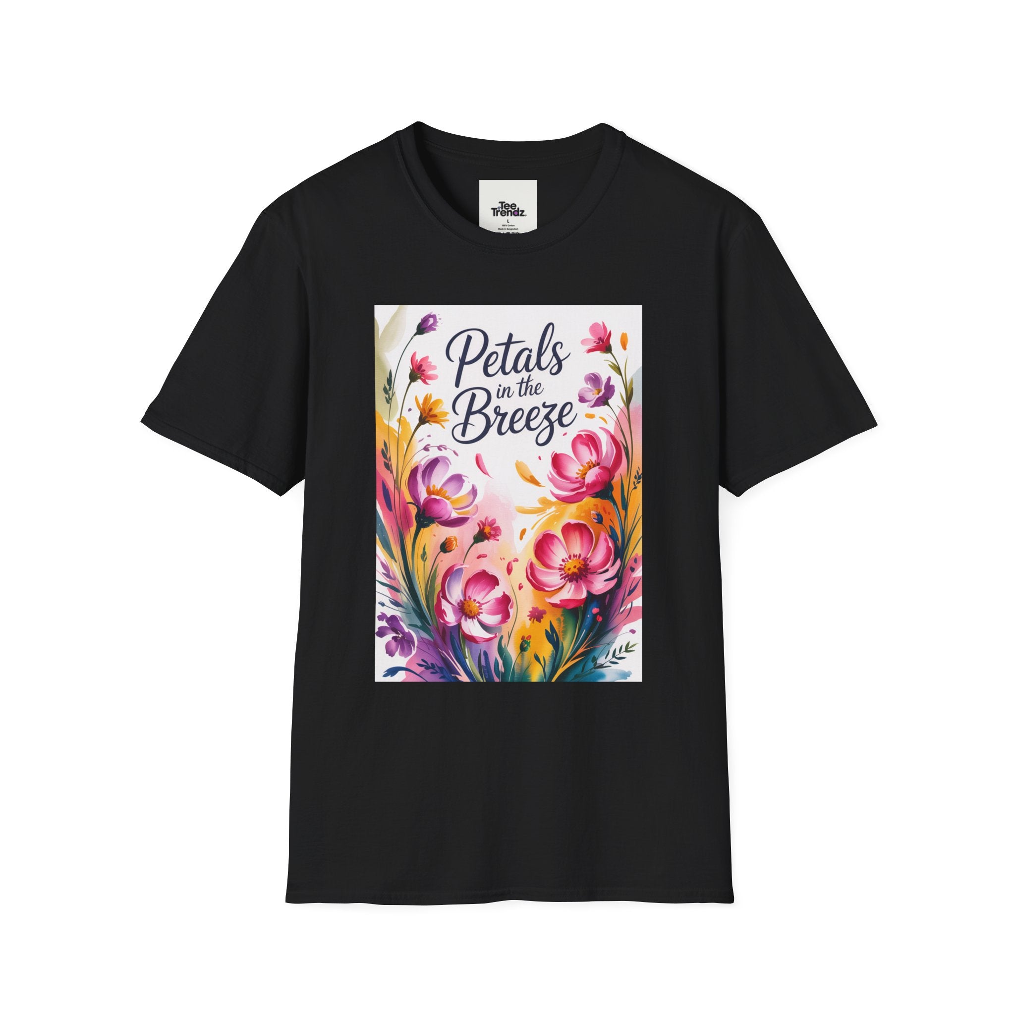 Petals in the Breeze Floral T-Shirt