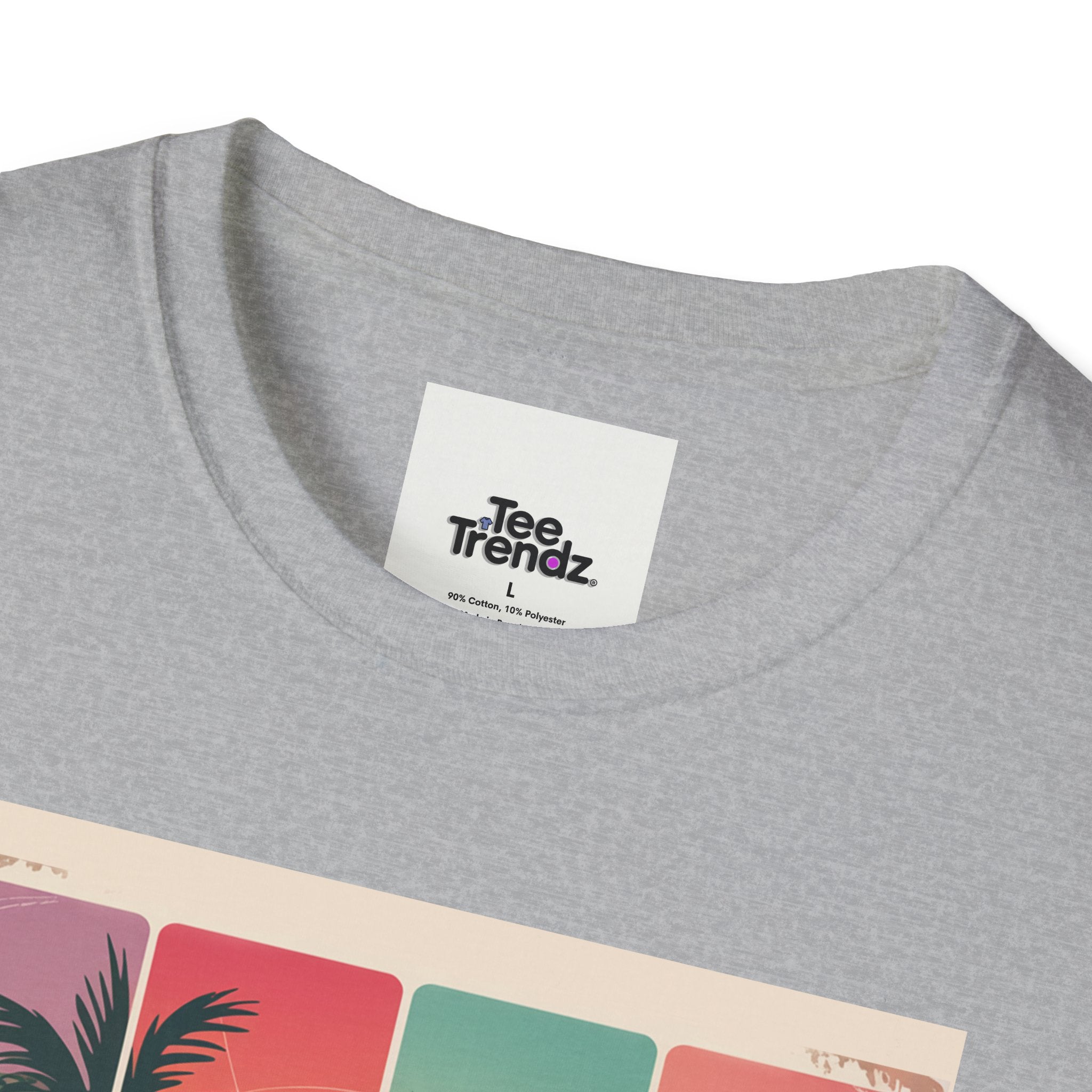 Summer Never Ends T-Shirt – Vintage Beach Sunset Graphic Tee