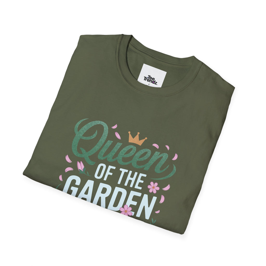 Queen of the Garden T-Shirt — Floral Gardener Gift