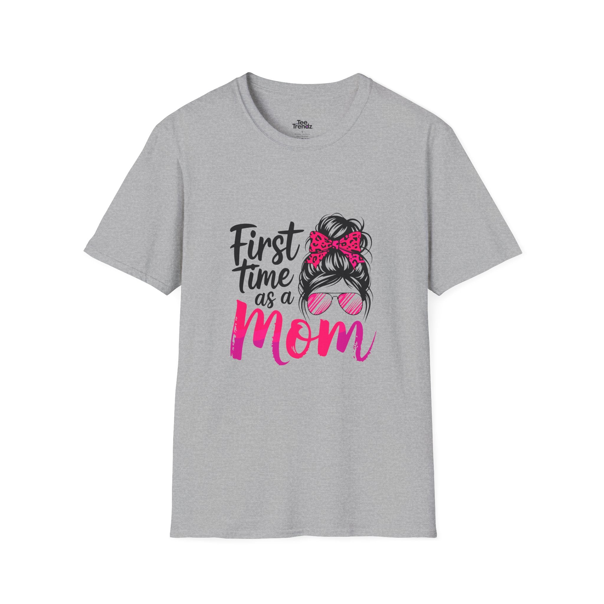 First Time As A Mom T-Shirt - New Mom Graphic Tee