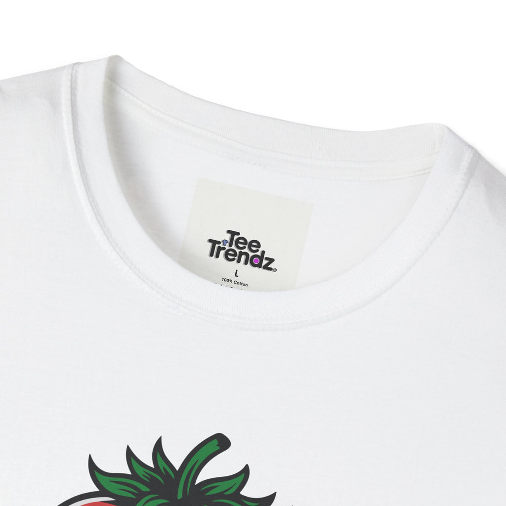 Stroberry Tee – Funny Cartoon Strawberry Graphic T-Shirt (“This Is A Stroberry”)