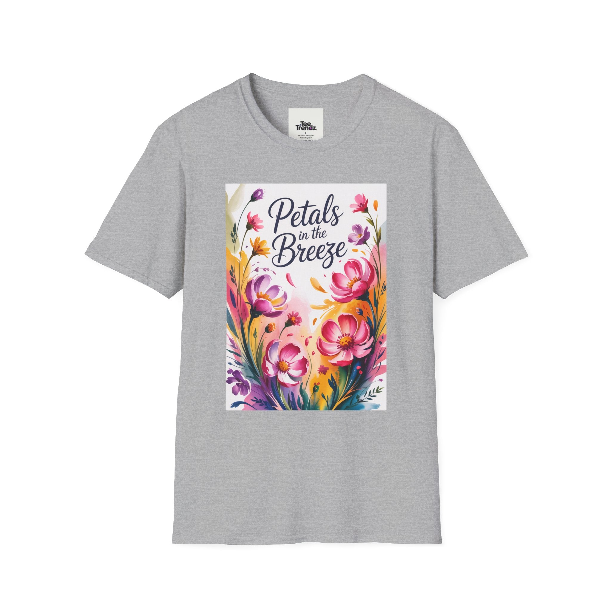 Petals in the Breeze Floral T-Shirt
