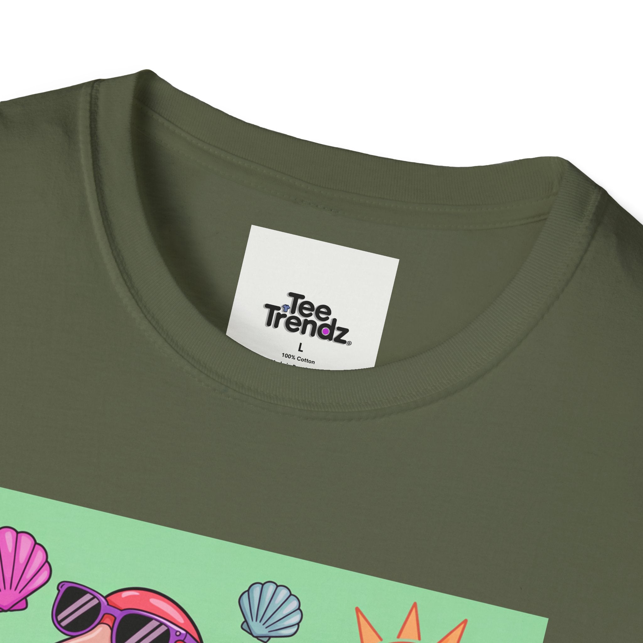 Beach Please Flamingo T-Shirt