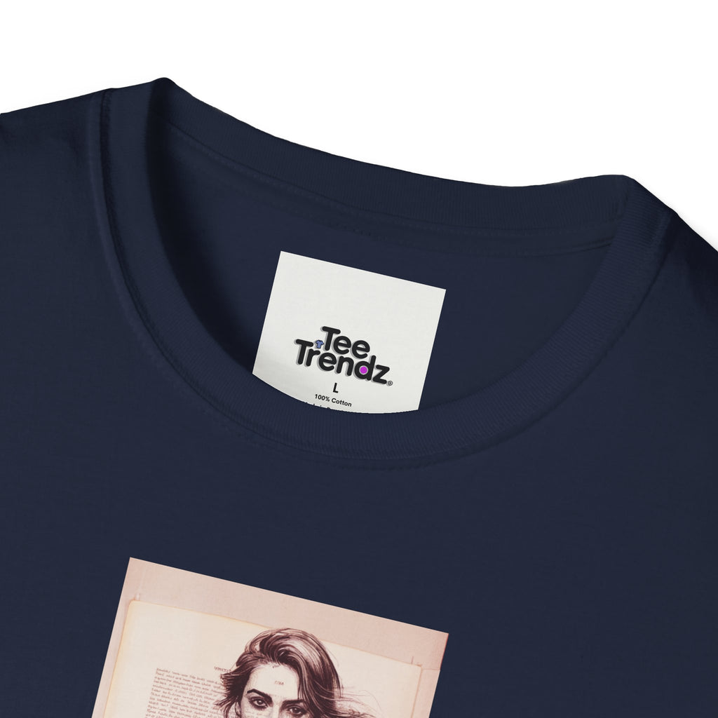 Fashion Illustration Tee — Colorful Watercolor Model Graphic T-Shirt