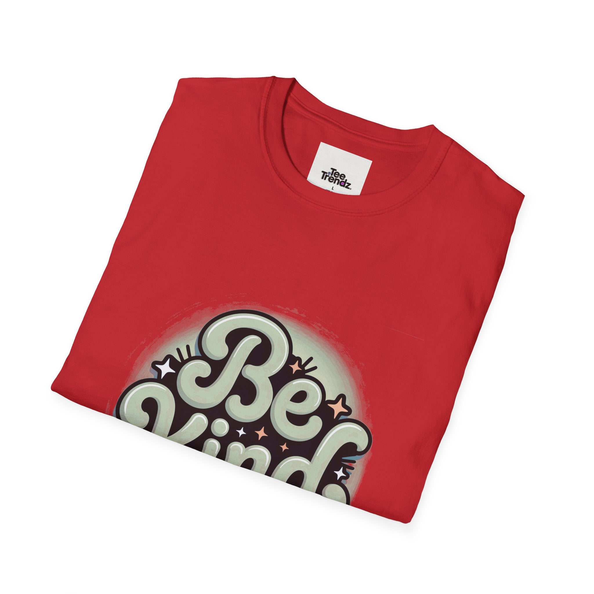 Be Kind T-Shirt — Retro Script Kindness Tee