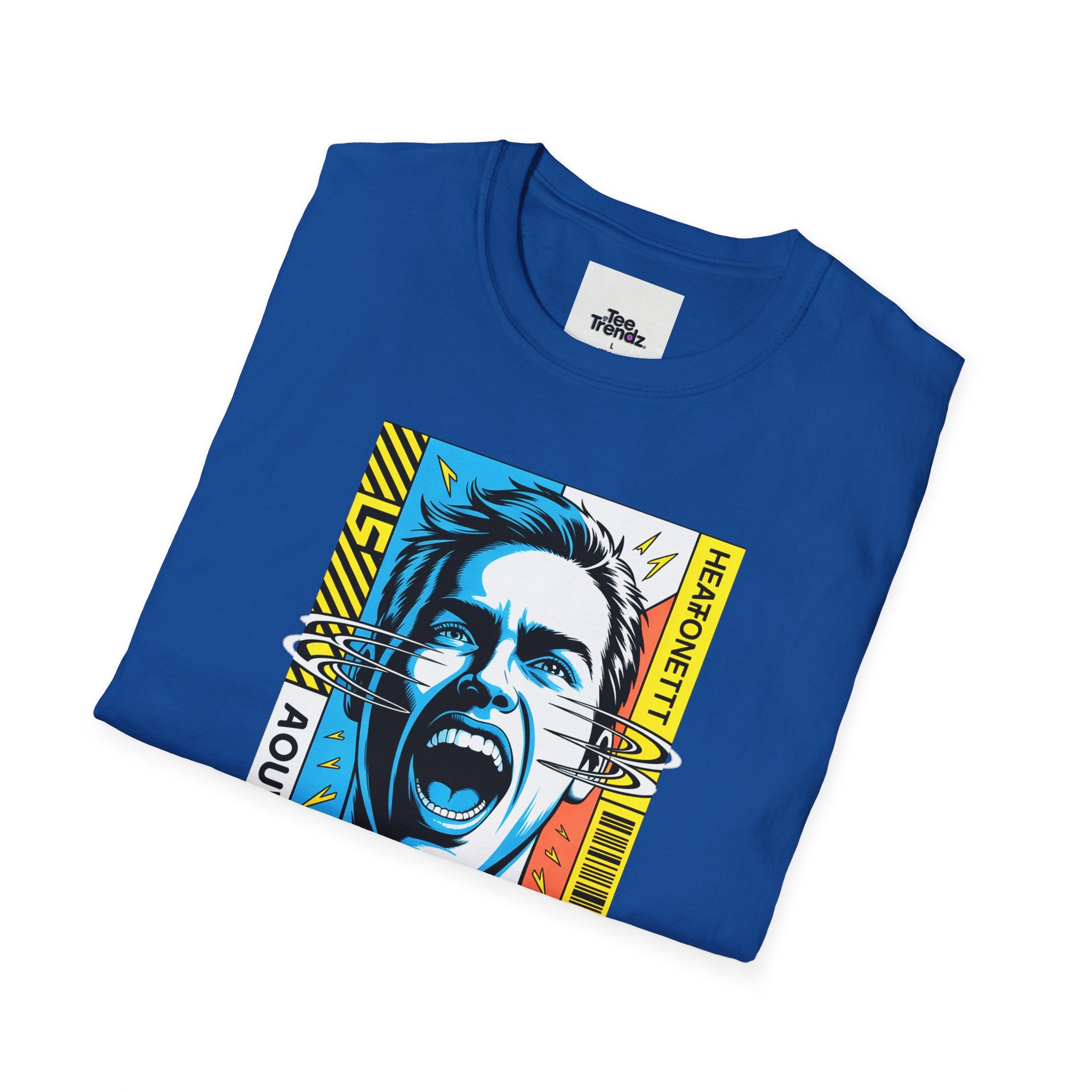 Stay Loud Graphic T-Shirt — Bold Pop Art Scream Design
