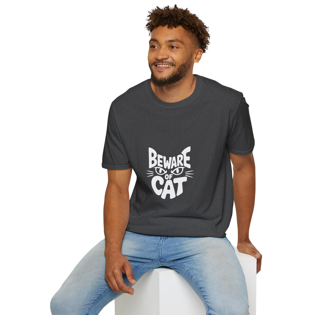Beware of Cat T-Shirt — Funny Cat Lover Tee
