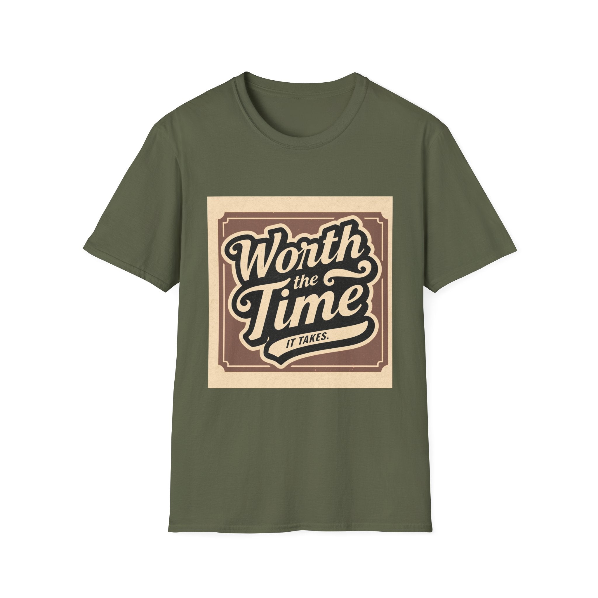Worth the Time T-Shirt — Retro Vintage Inspirational Tee