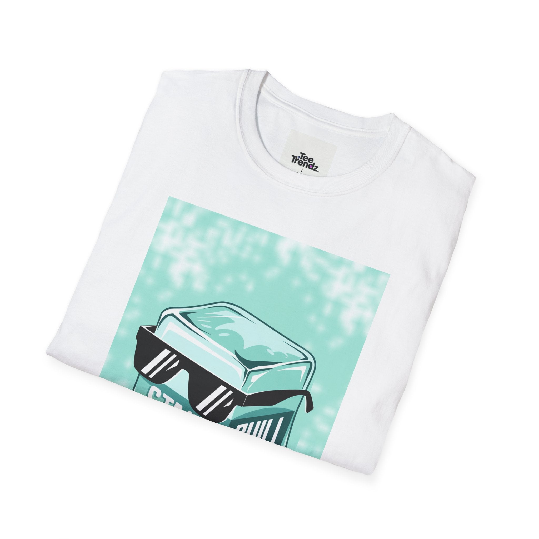 Stay Chill Ice Cube T-Shirt — Retro Sunglasses Graphic Tee