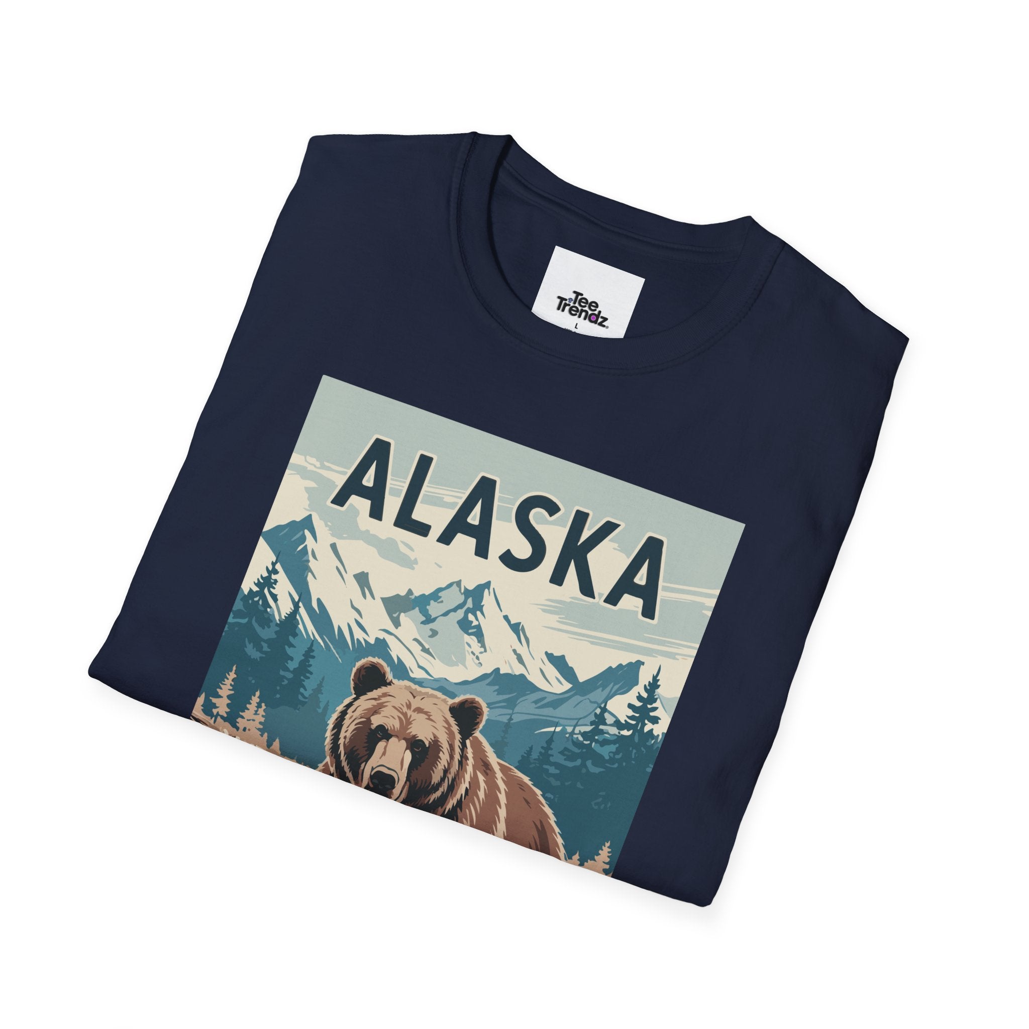 Alaska Bear T-Shirt — Vintage Mountain Wildlife Tee