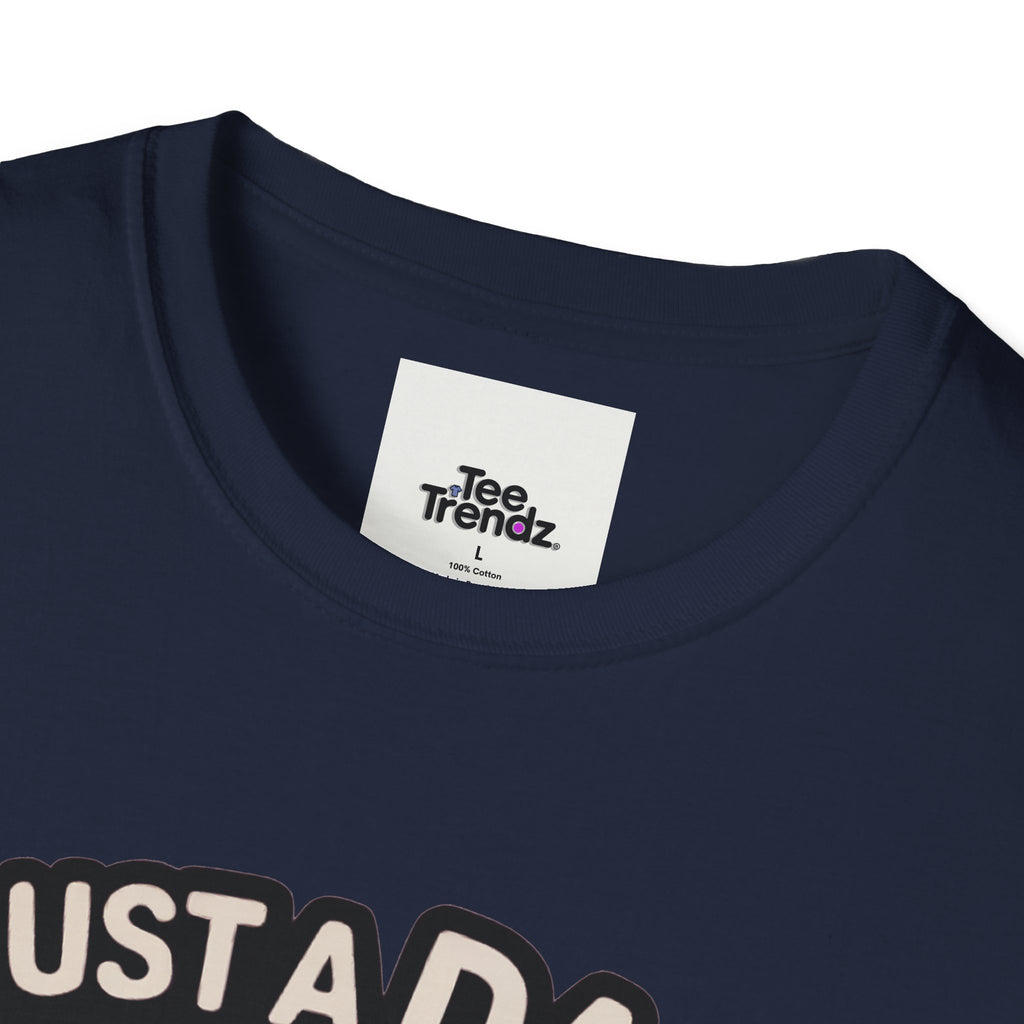 Dad T-Shirt — “Just a Dad Who Always Came Back With the Milk” Vintage Raccoon Design