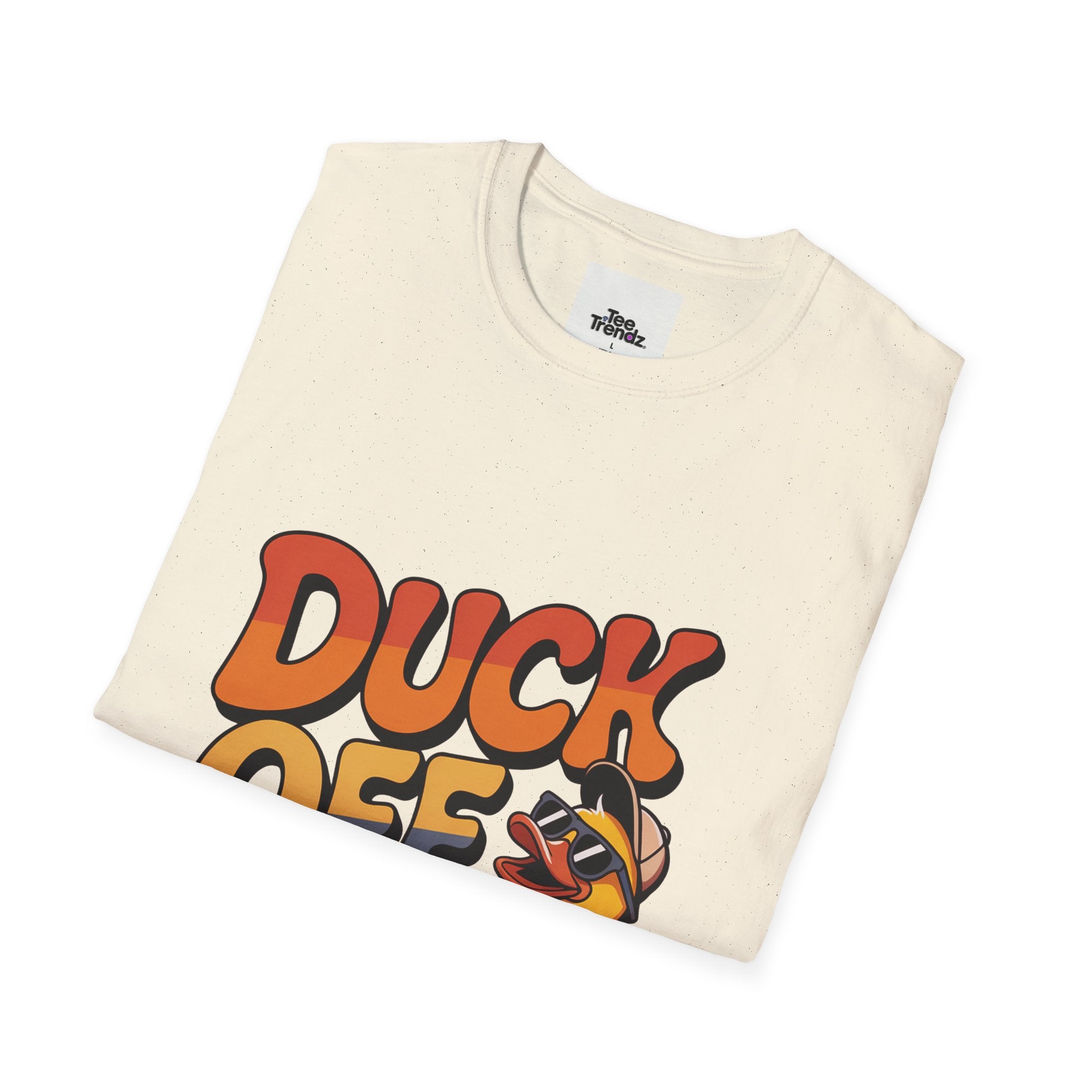 Duck Off Graphic T-Shirt — Funny Rubber Duck Cartoon Tee