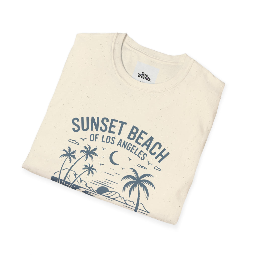 Sunset Beach Surfrider T-Shirt — West Coast California Surf Tee