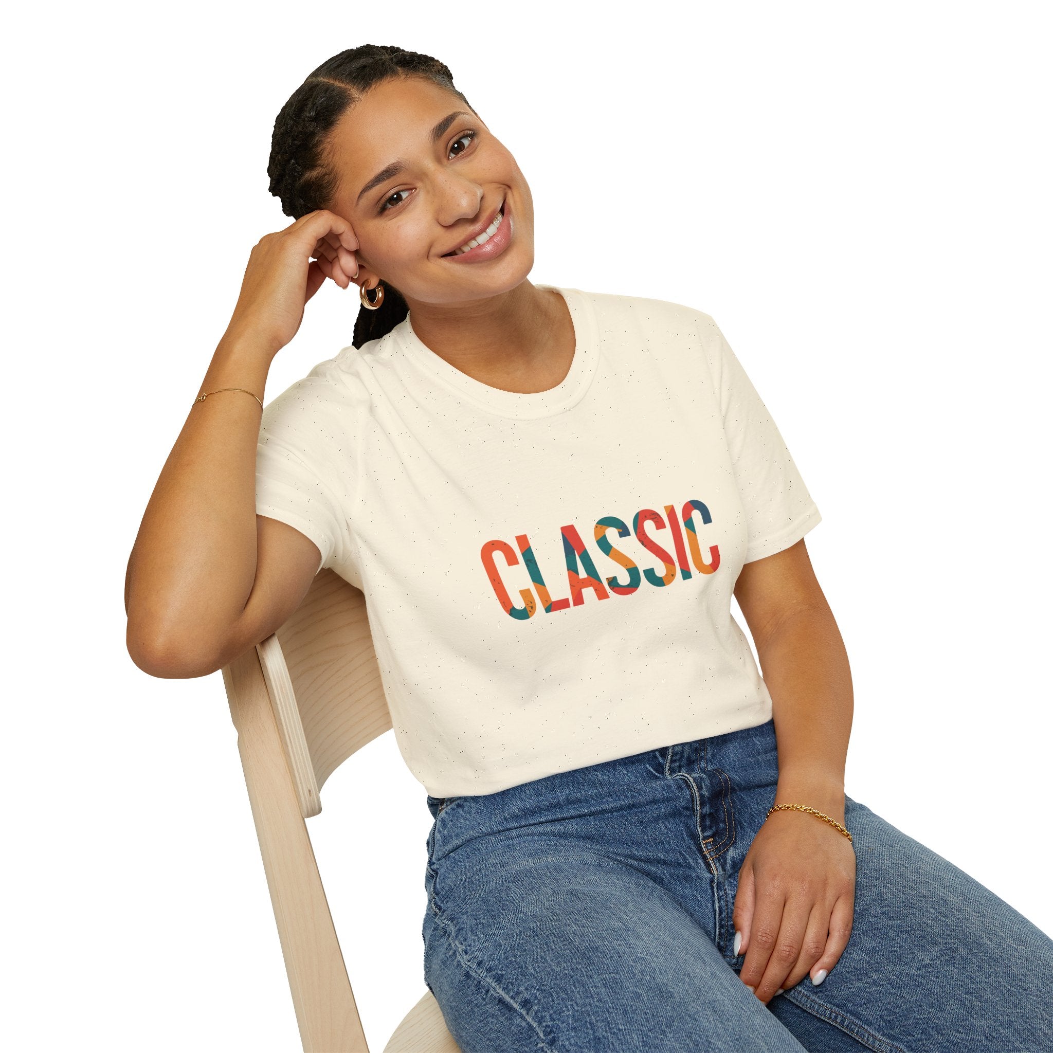 Classic Retro Text T-Shirt