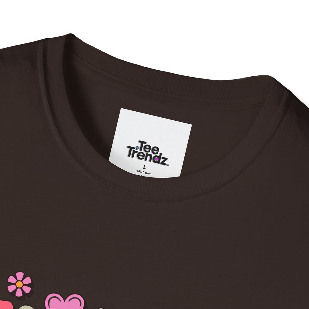 Flower Girl T-Shirt — Cute Retro Floral Wedding Tee for Kids