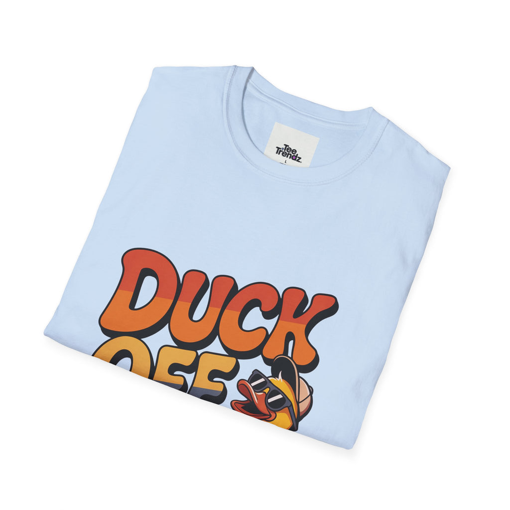 Duck Off Graphic T-Shirt — Funny Rubber Duck Cartoon Tee