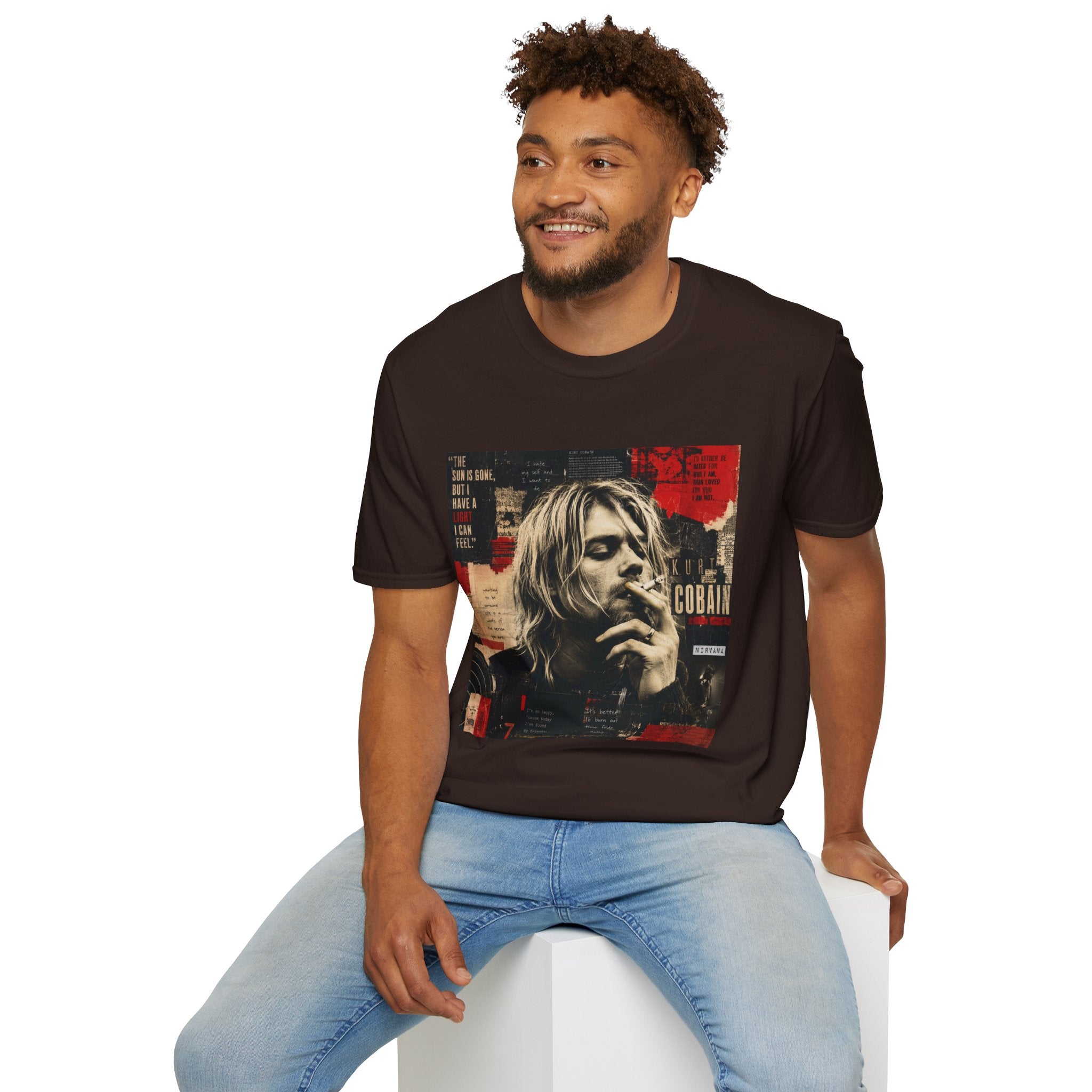 Vintage Grunge Band Portrait T-Shirt