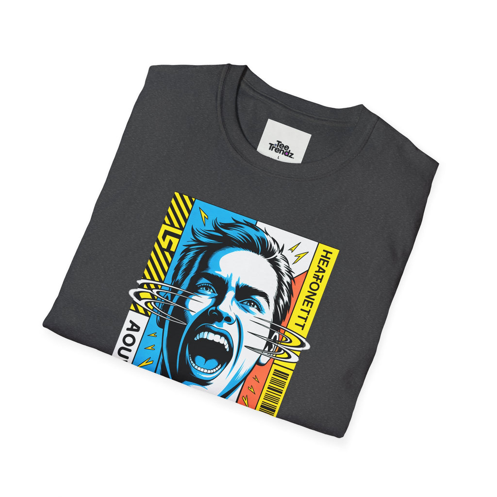 Stay Loud Graphic T-Shirt — Bold Pop Art Scream Design