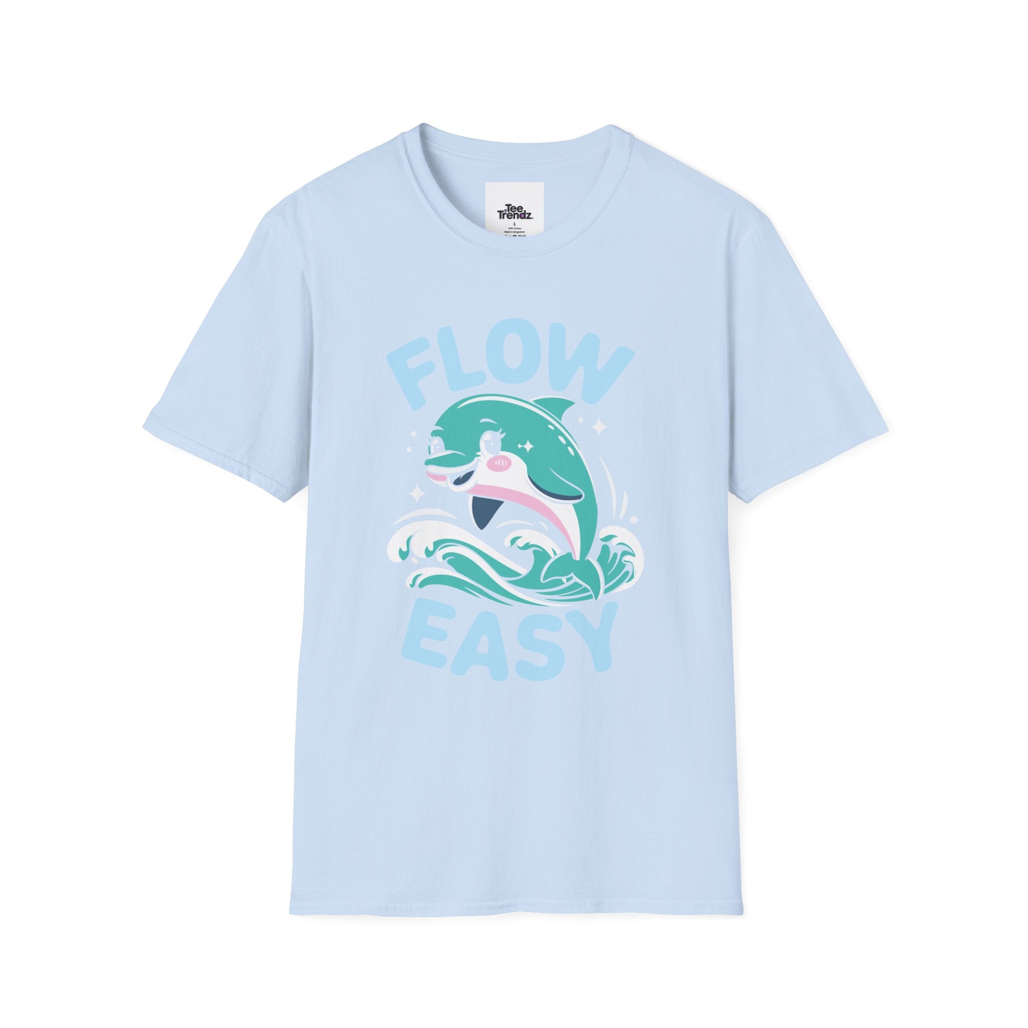 Flow Easy Dolphin T-Shirt — Cute Sea Life Graphic Tee