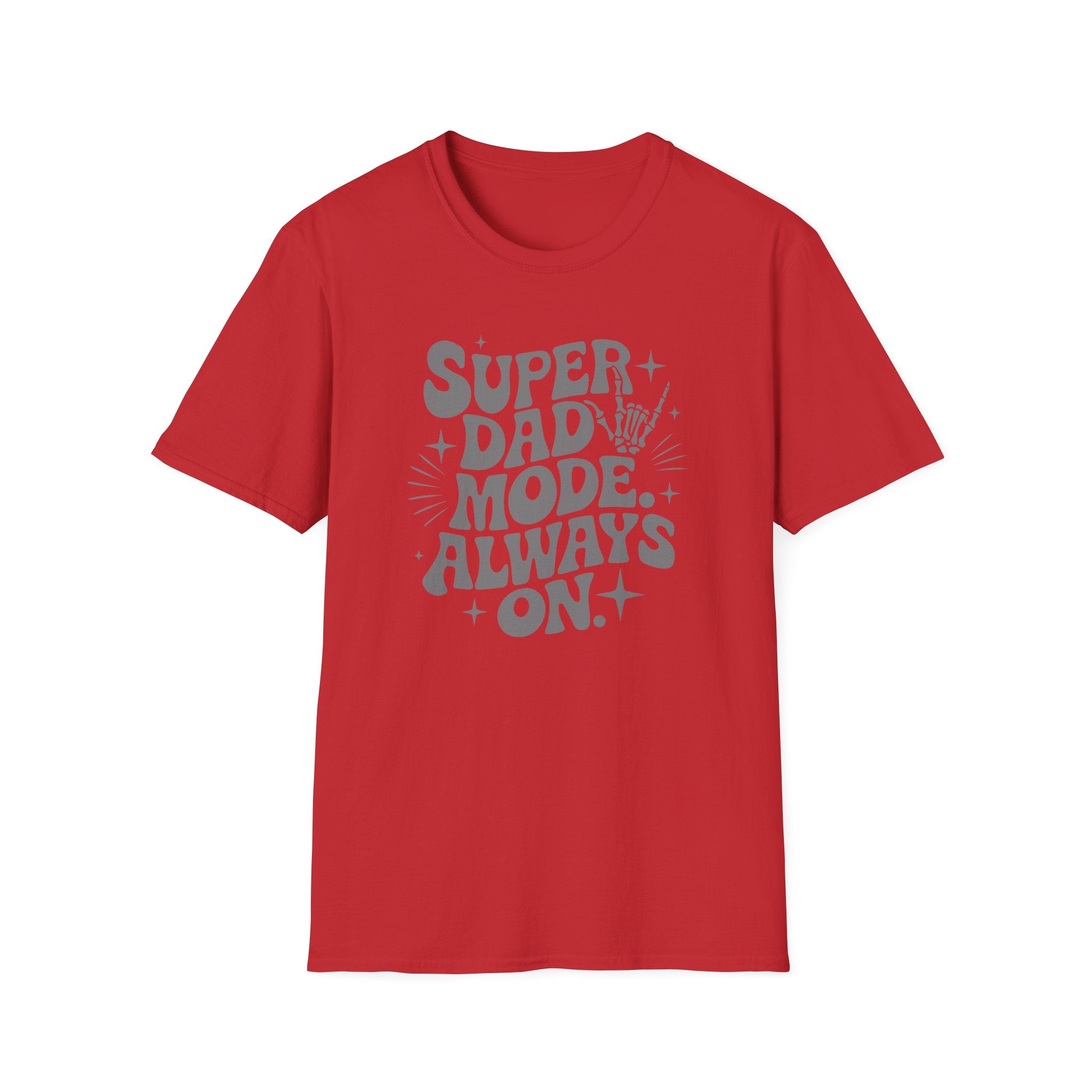 Super Dad Mode Always On T-Shirt — Fathers Day Graphic Tee