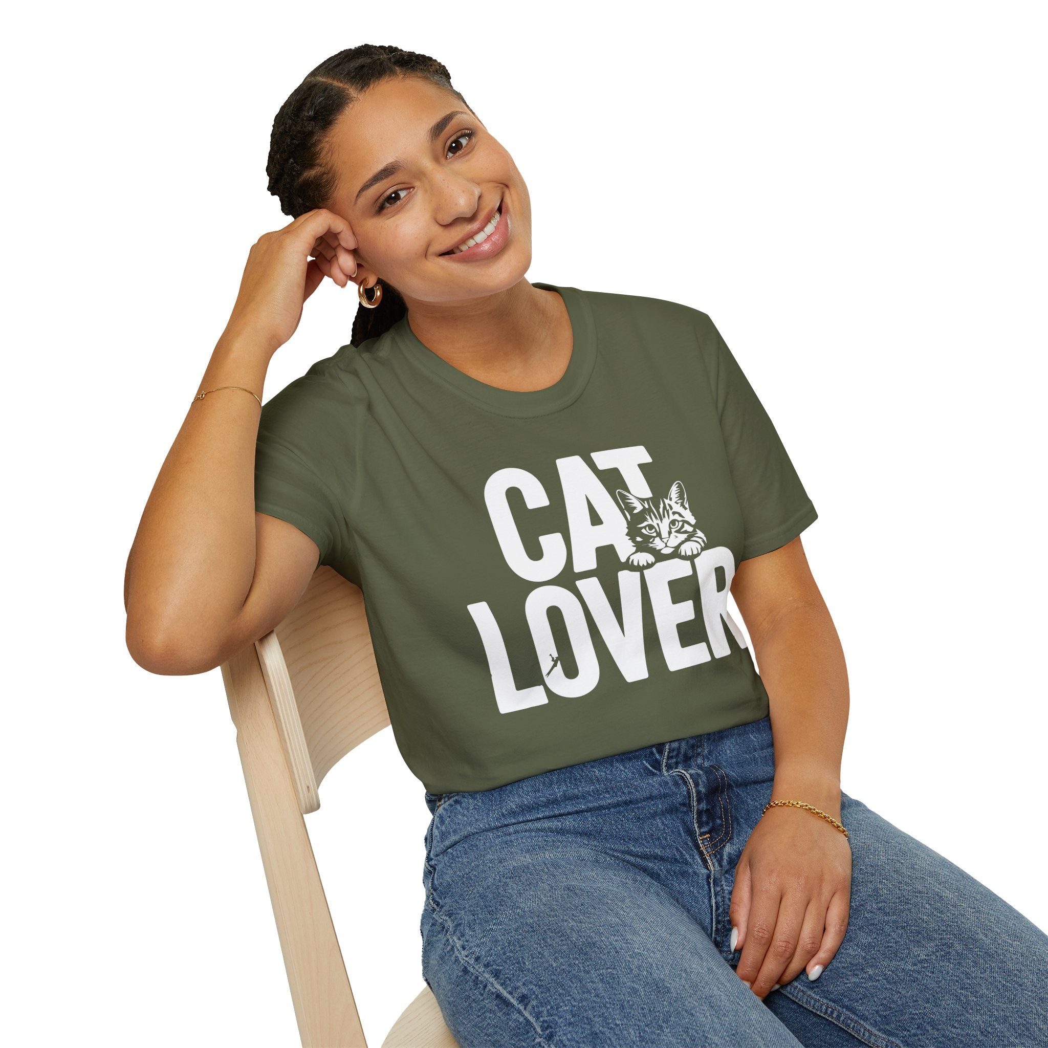 Cat Lover T-Shirt — Bold Graphic Tee for Cat Owners & Pet Lovers
